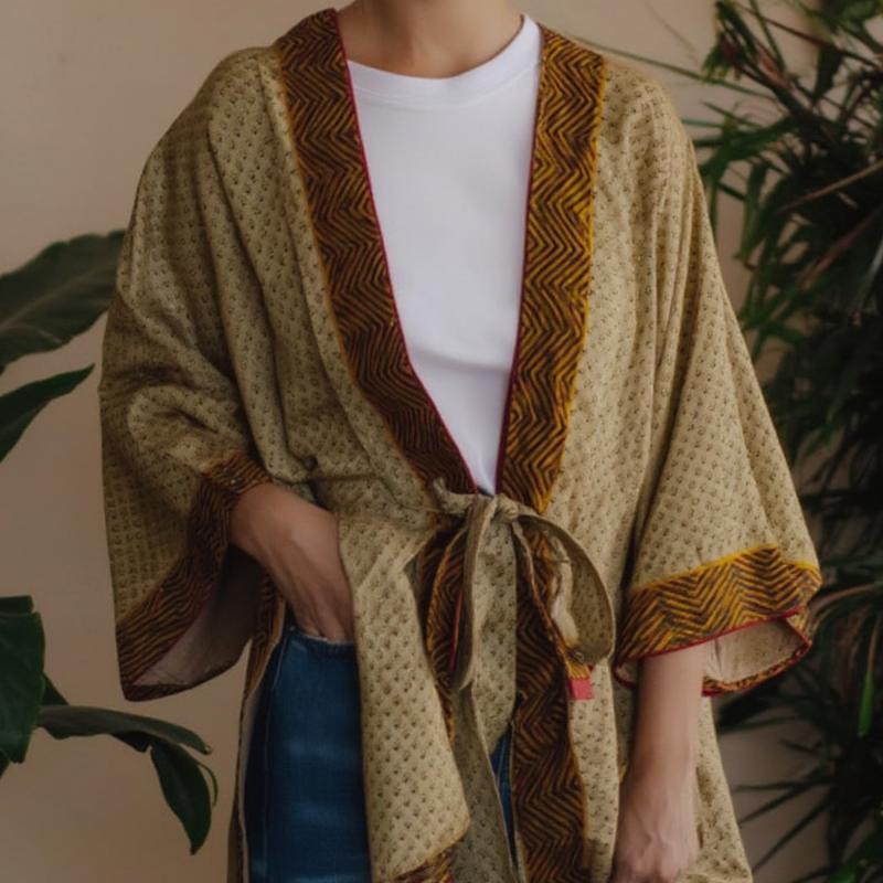 Avani Kimono - India Beige - 