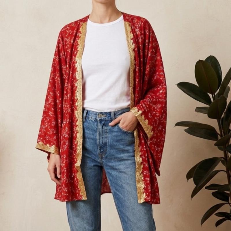 Avani Kimono - India Red - 