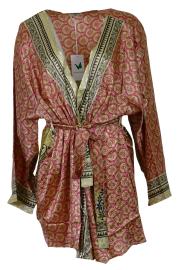 Avani Kimono - Pink n' Beige