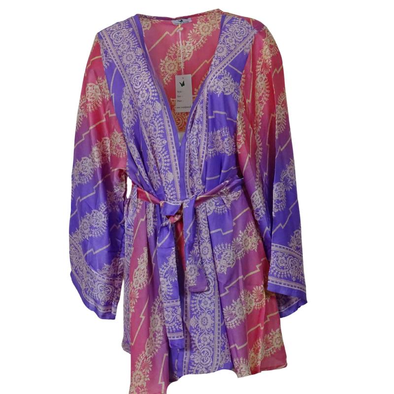 Avani Kimono - Pink n' Purple - 