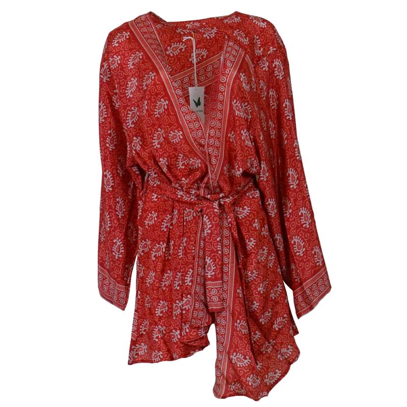 Avani Kimono - Rosey Red - 