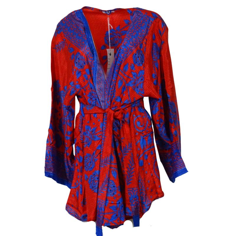 Avani Kimono - Red n' Blue  - 