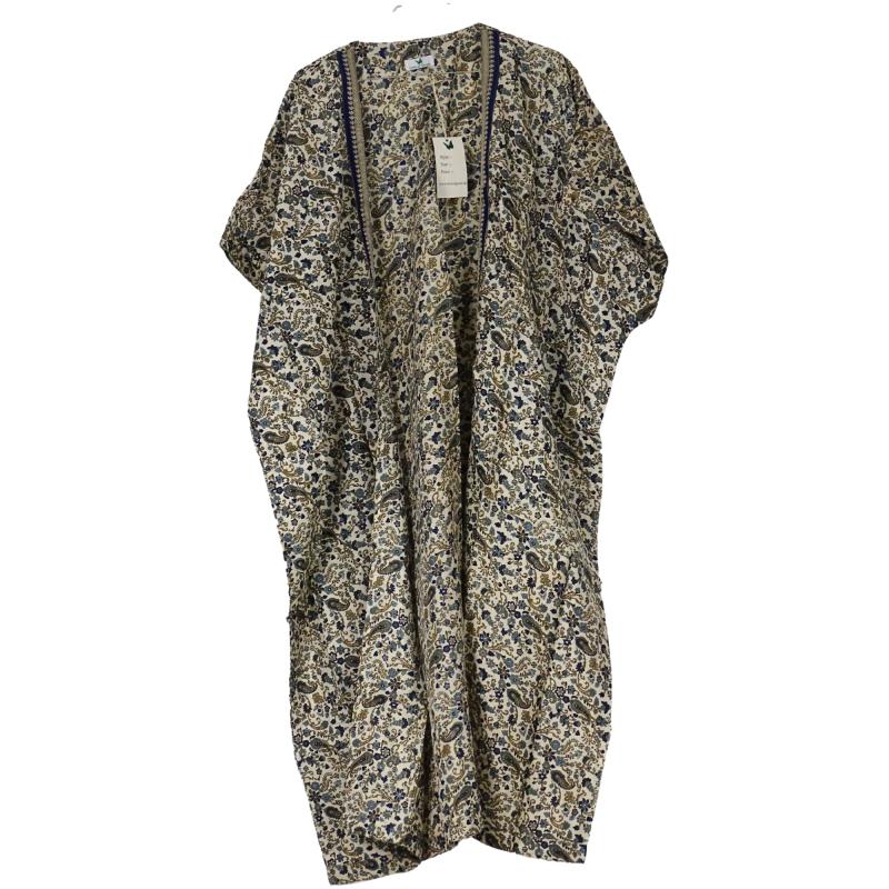 Chaya Kimono Throw Floral - 