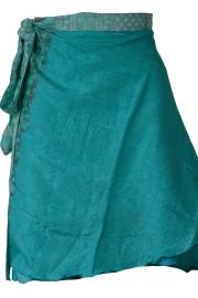 Sari Nederdel Kort Turquoise 