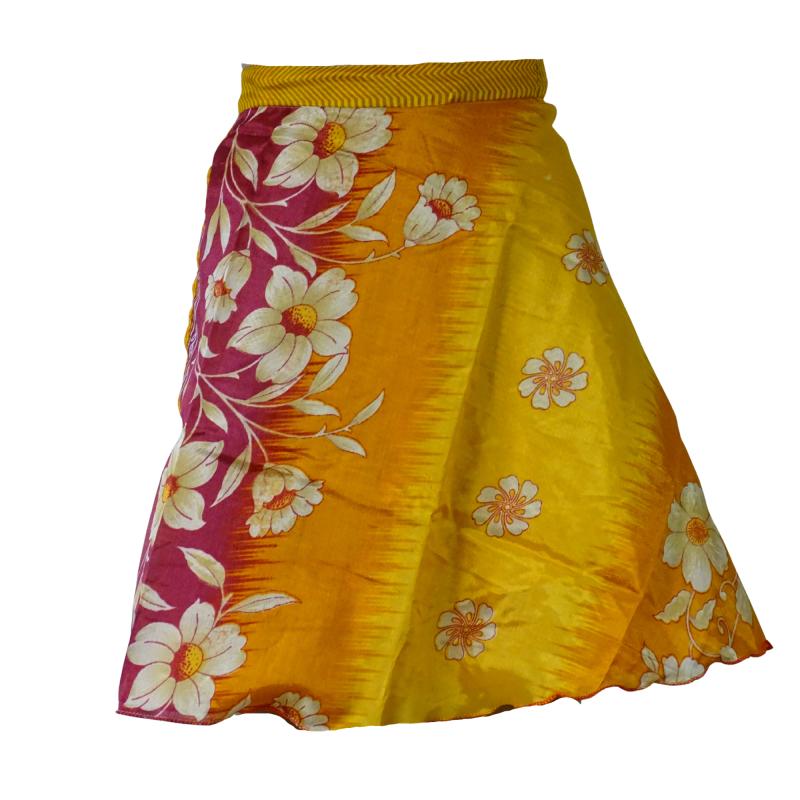 Sari Nederdel Kort Burnt Orange - 