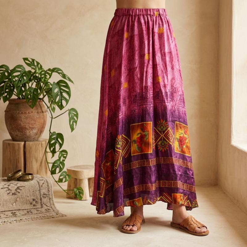 Sari Nederdel Pink n' Purple - 