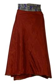 Sari Nederdel Midi Rust n' Beige
