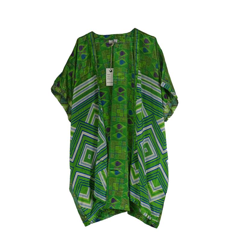 Indali Kort Kimono Spring Green - 