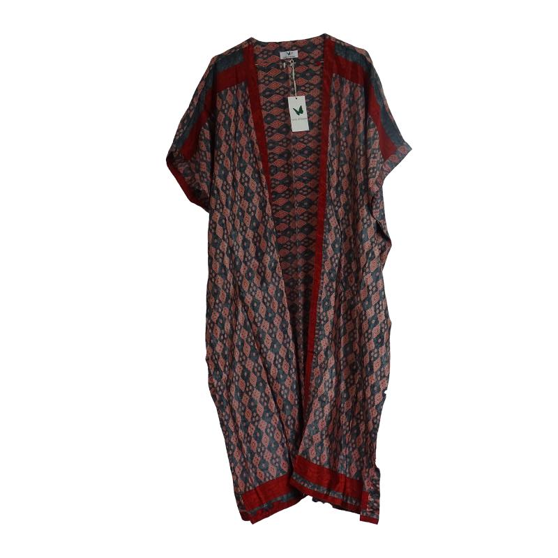 Chaya Kimono Throw Rosie Grey - 