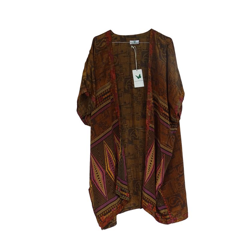Indali Kort Kimono India Brown - 