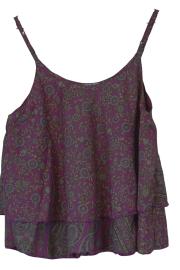 Sari Top Rose n' Grey L