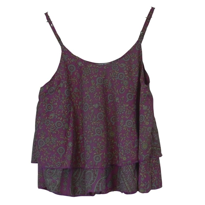 Sari Top Rose n' Grey L - 