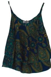 Sari Top Floral Blue L