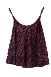 Sari Top Plum S/M
