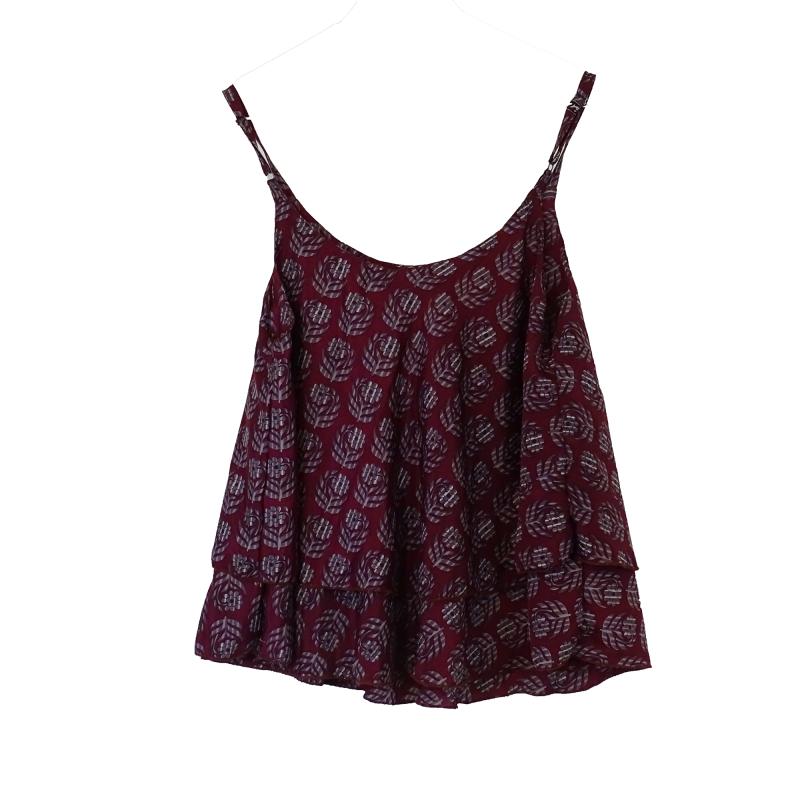 Sari Top Plum S/M - 