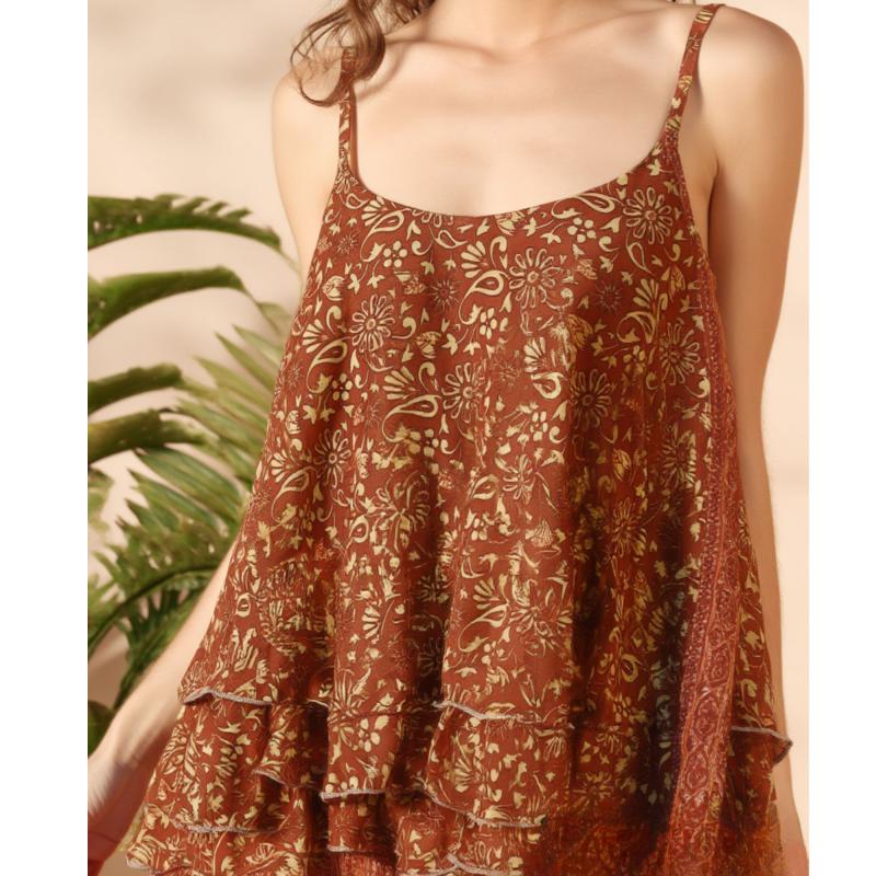 Sari Top Rusty Flowers L/XL - 