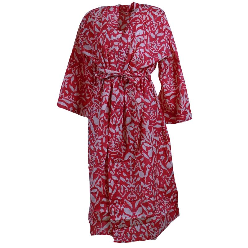 Kimono Blockprint Pink - 