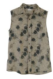 Mahira Sari Top Turquoise Grey