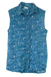 Mahira Sari Top Cloudy Blue