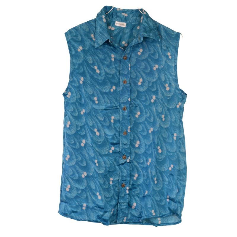 Mahira Sari Top Cloudy Blue - 