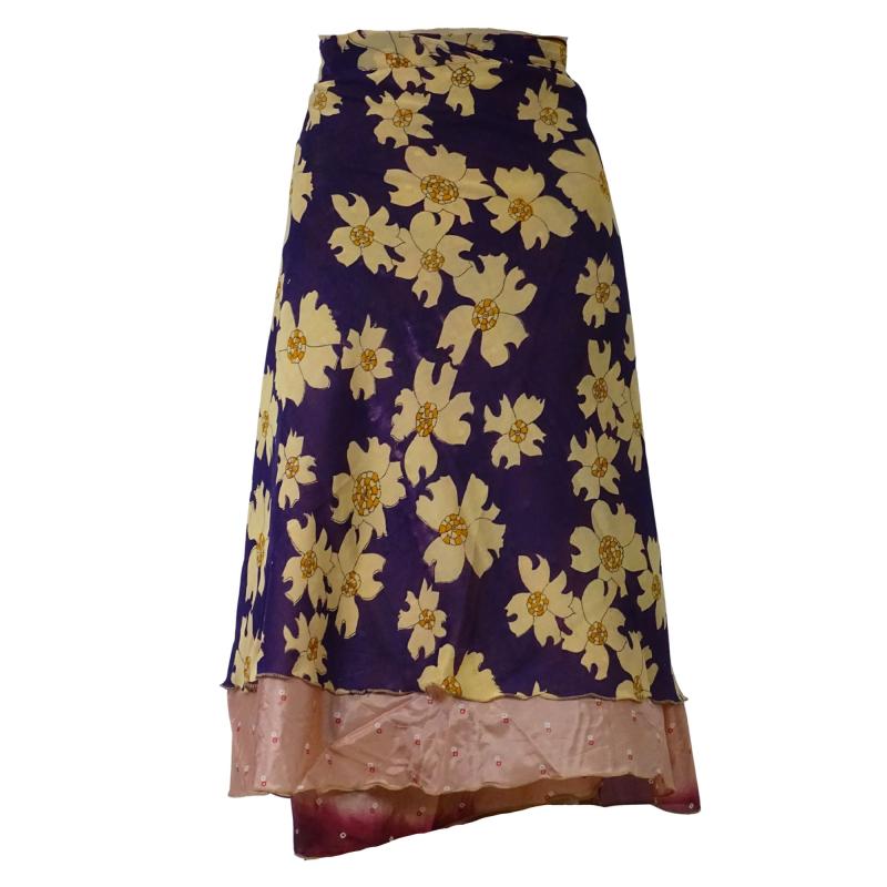 Sari Nederdel Midi Purple n' Rose - 