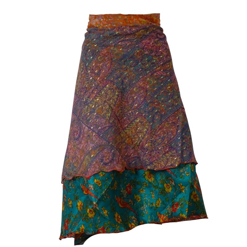 Sari Nederdel Midi Tropical  - 