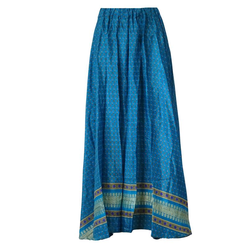 Sari Nederdel Turquoise Blue - 
